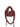 Deep brown crochet shoulder bag with a hand-braided strap